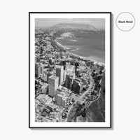 Lima Black and White Fine Art Photo Print, Miraflores Peru Poster
