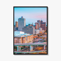 Memphis Skyline Fine Art Photo Print, Downtown, Tennessee USA, Wall Poster