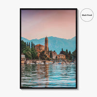 Lake Como Fine Art Photo Print, Tremezzo Mezzegra, Lombardy Alps Italy Wall Decor Poster
