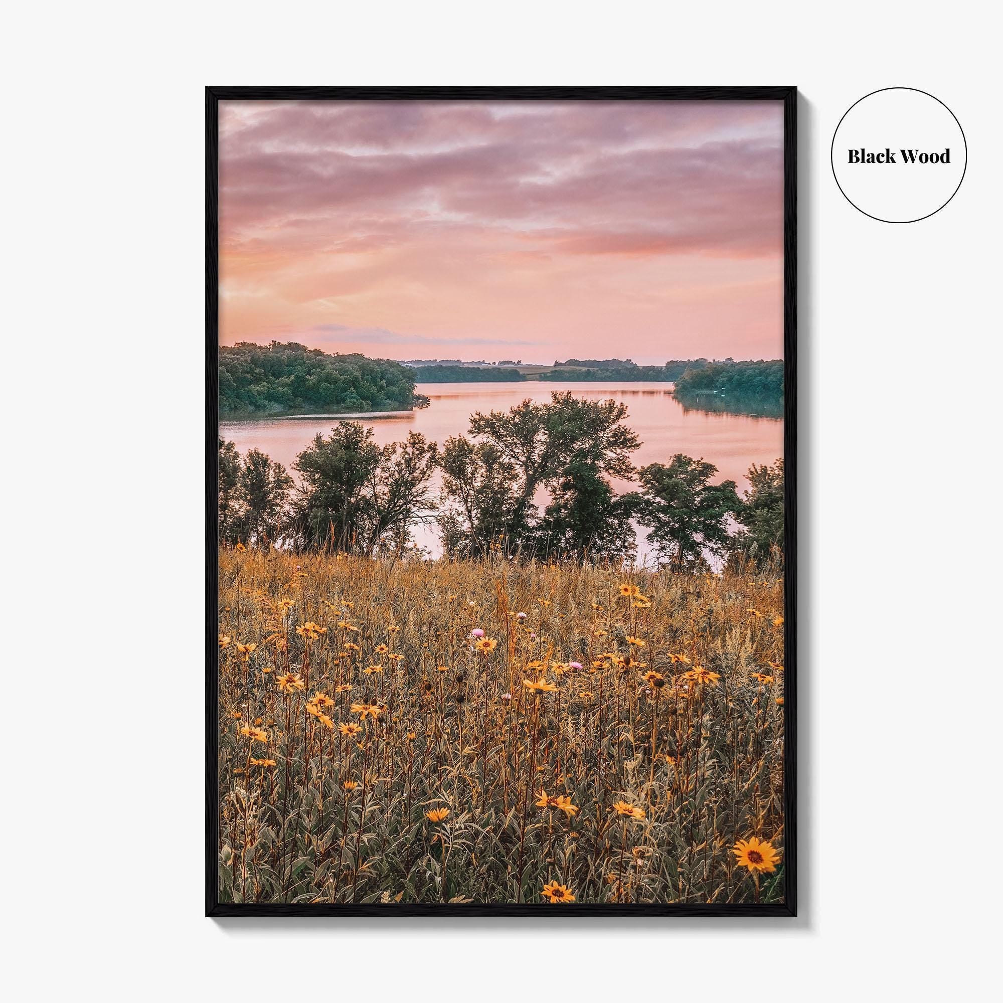 Minnesota Fine Art Photo Print, Summer Flowers Botanical Poster, USA