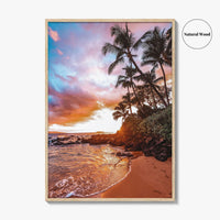 Maui Hawaii Fine Art Photo Print, Secret Beach, Wailea Makena, Coastal Poster, Wall Decor