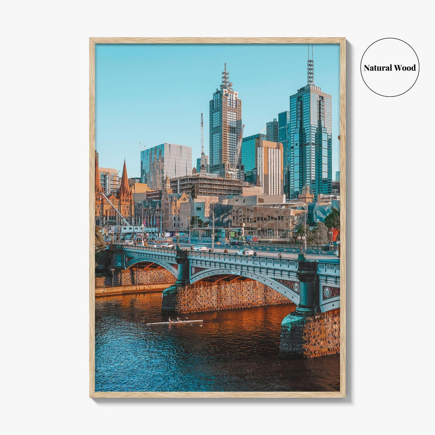 Melbourne Skyline Fine Art Photo Print, Wall Decor, Victoria Australia Poster