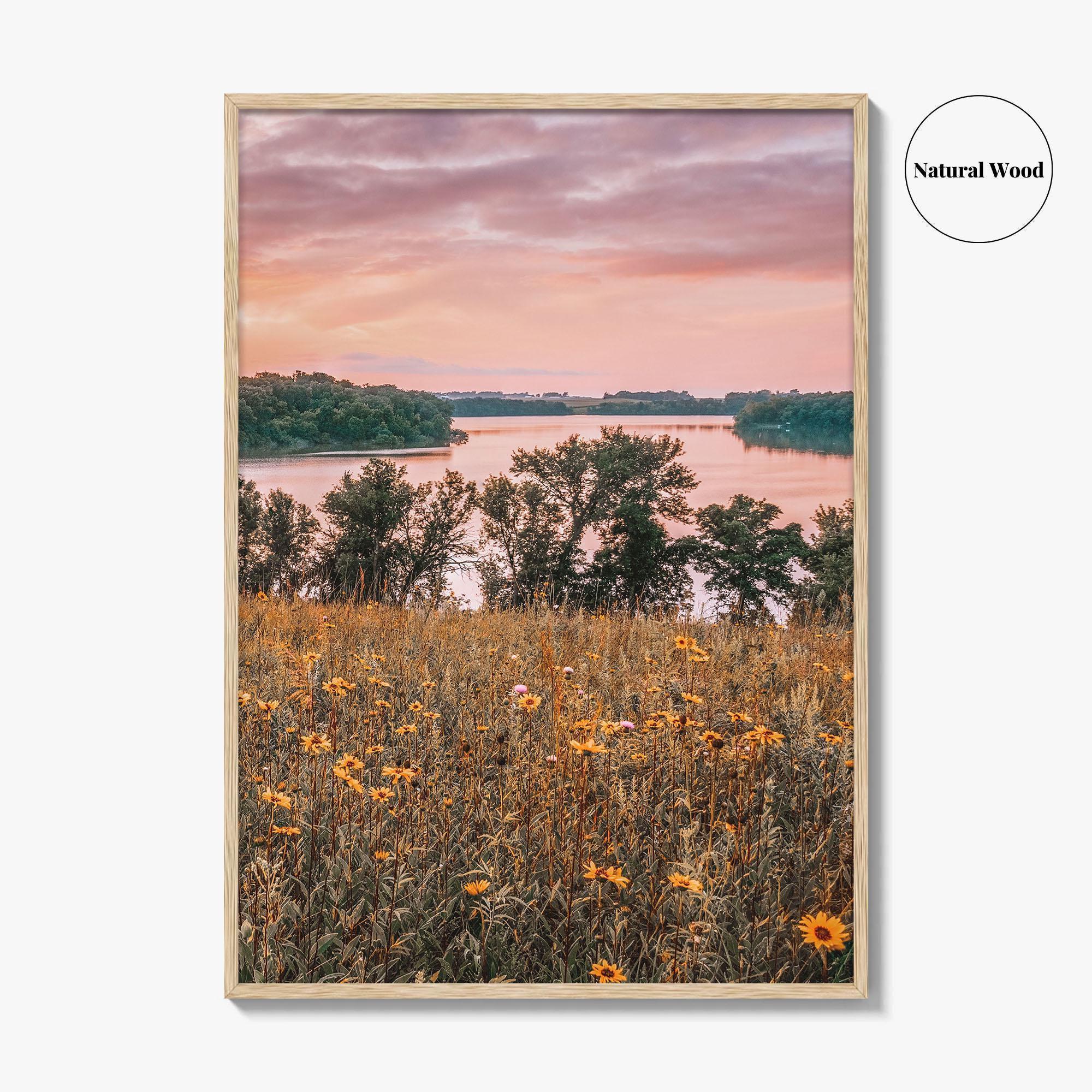 Minnesota Fine Art Photo Print, Summer Flowers Botanical Poster, USA