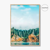 Kauai Fine Art Photo Print, Na Pali Coast Hawaii USA, Wall Decor Poster