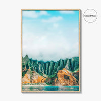 Kauai Fine Art Photo Print, Na Pali Coast Hawaii USA, Wall Decor Poster