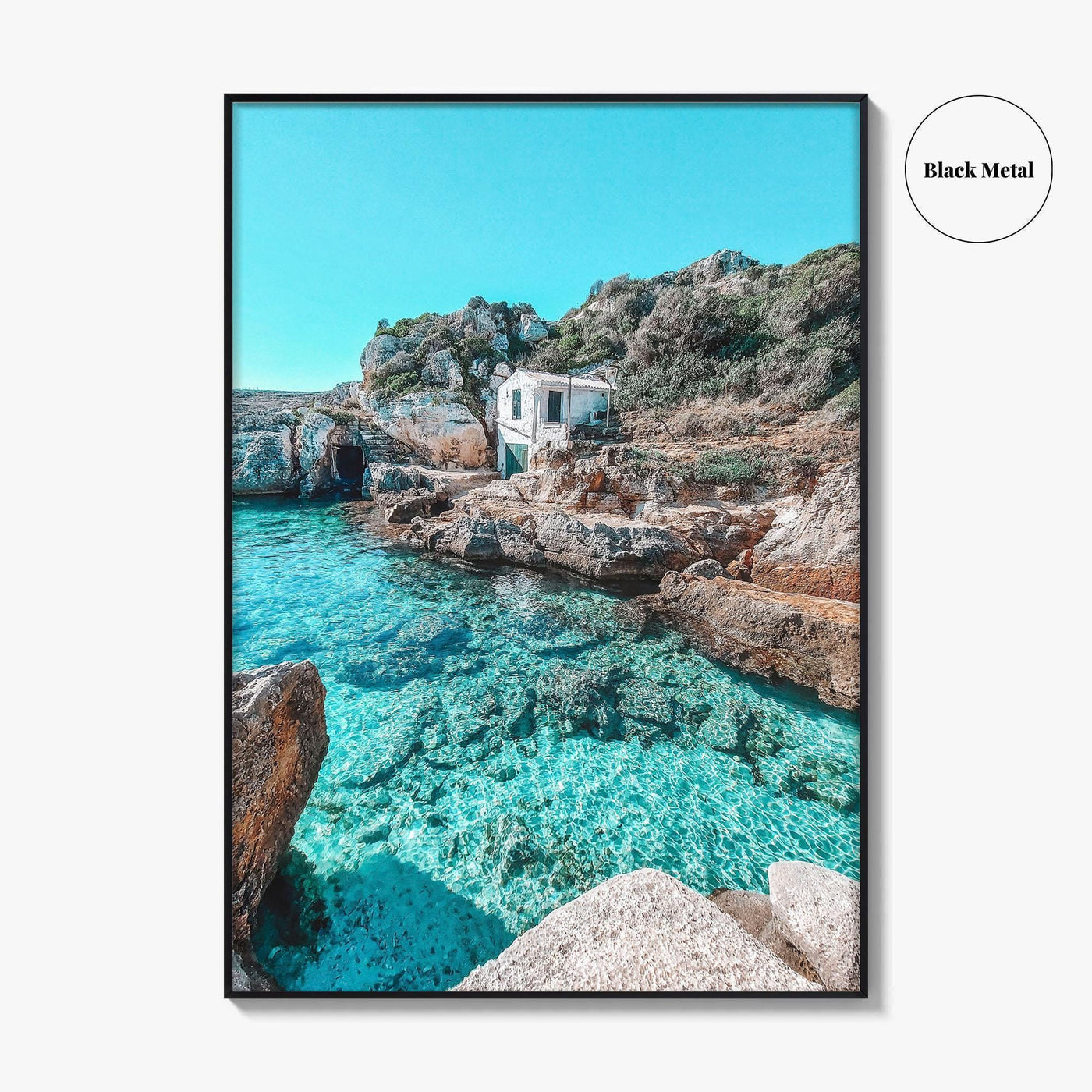 Menorca Turquoise Fine Art Photo Print, Balearic Islands Spain Wall Decor, Beach Poster, Minorca