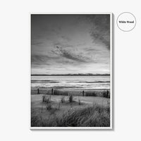 Long Beach Island Black and White Fine Art Photo Print, Beach Haven NJ Poster