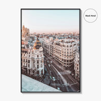 Madrid Fine Art Photo Print, Gran Via Metropolis Building, Spain Wall Decor Poster