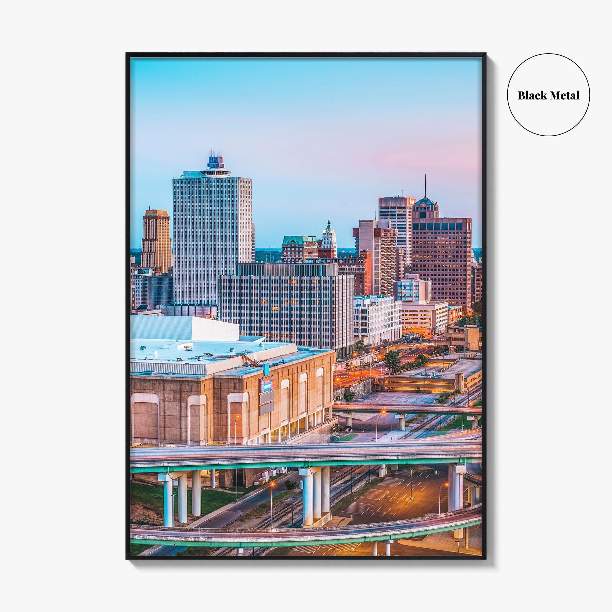 Memphis Skyline Fine Art Photo Print, Downtown, Tennessee USA, Wall Poster
