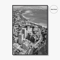Lima Black and White Fine Art Photo Print, Miraflores Peru Poster