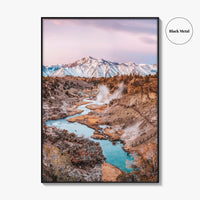 Mammoth Lakes Fine Art Photo Print, Hot Creek Geological Site, California, USA Wall Poster