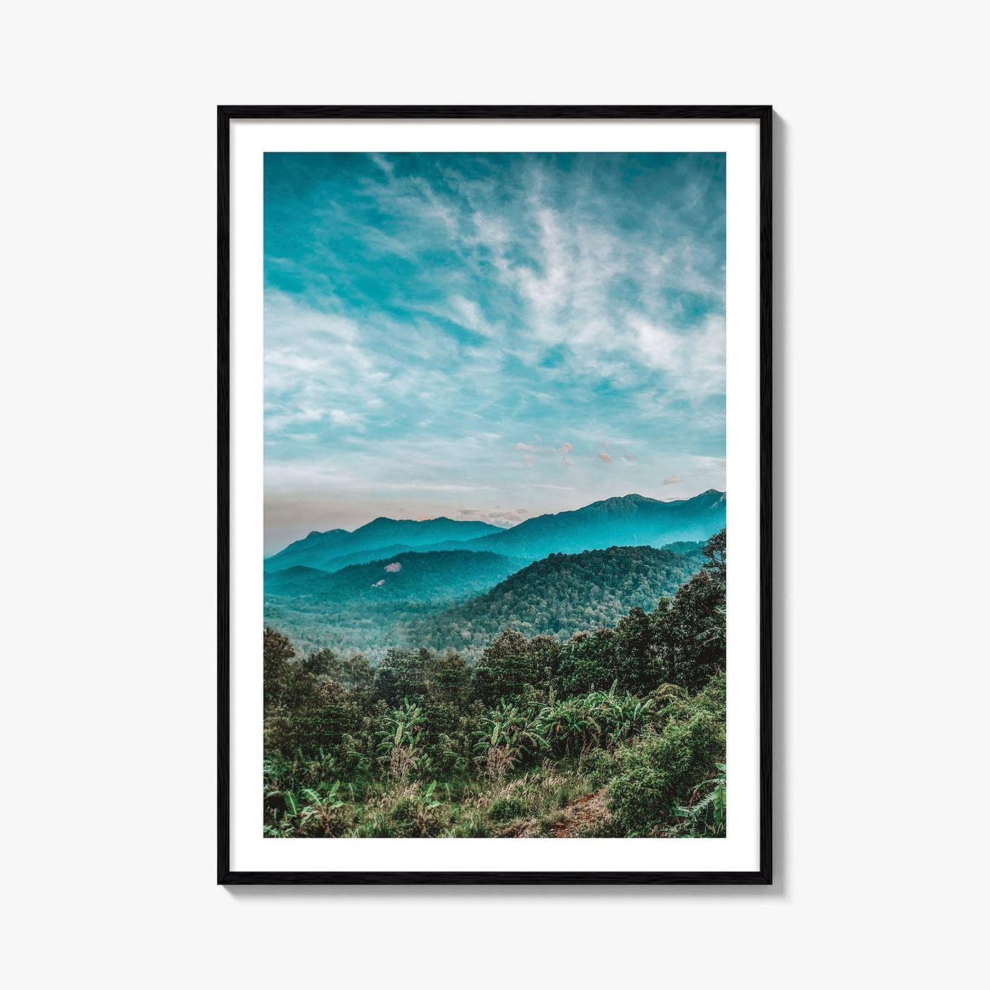 Kerala Fine Art Photo Print, Wayanad Mountain View, India Wall Decor Poster