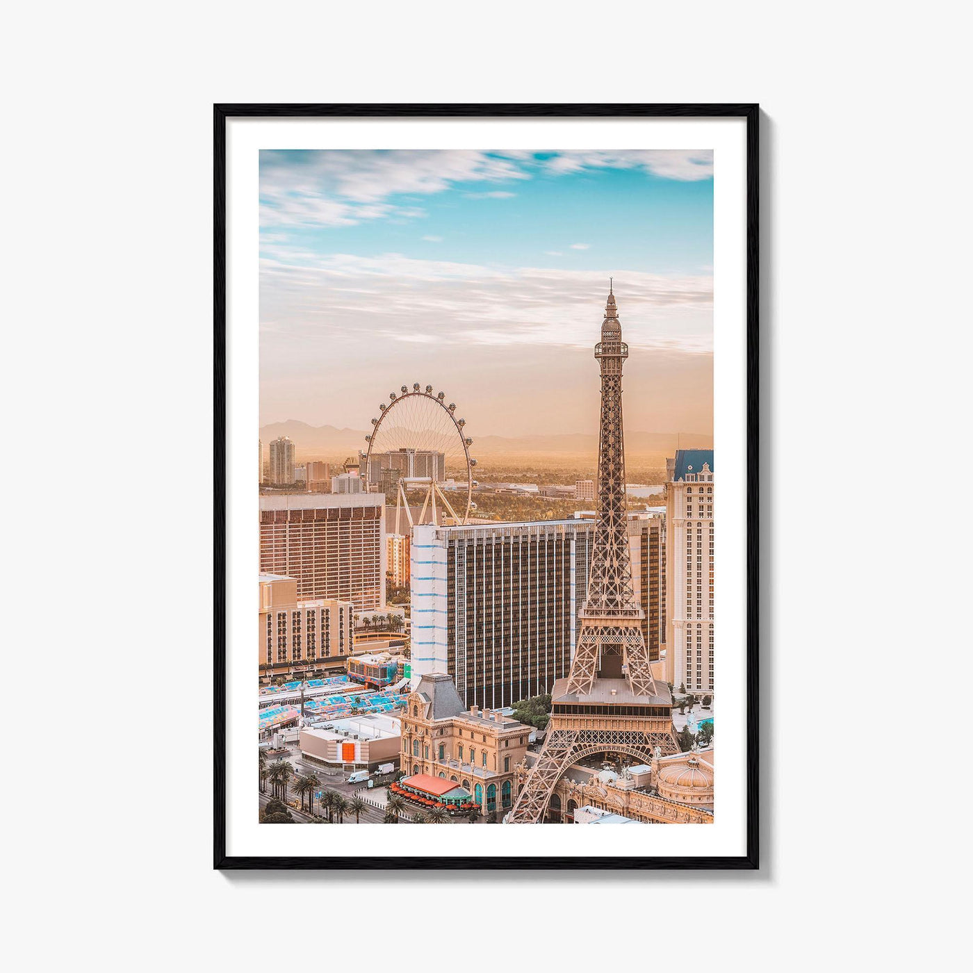 Las Vegas Skyline Fine Art Photo Print, The Strip, Nevada USA, Wall Poster