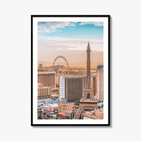 Las Vegas Skyline Fine Art Photo Print, The Strip, Nevada USA, Wall Poster