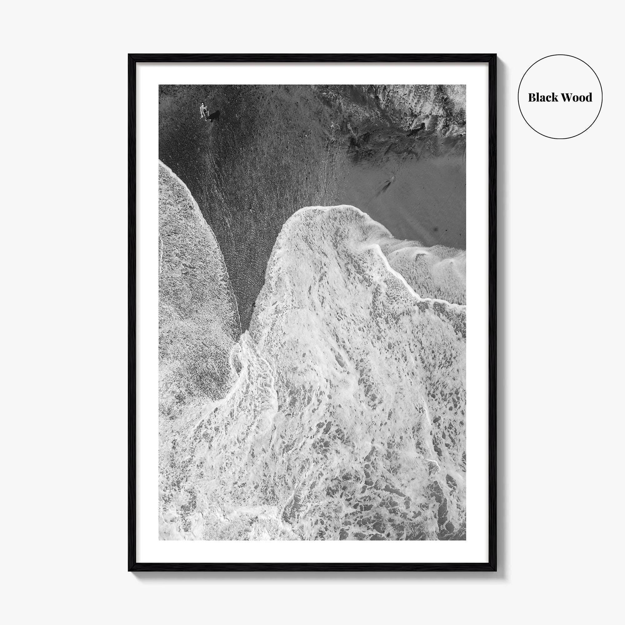 Laguna Beach Black and White Fine Art Photo Print, Orange County California Poster