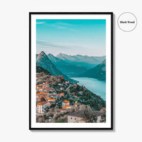 Lugano Fine Art Photo Print, Lake Lugano, Ticino Switzerland Poster, Monte Bre