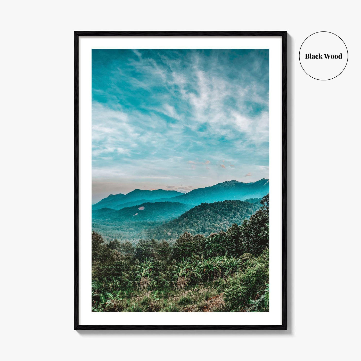 Kerala Fine Art Photo Print, Wayanad Mountain View, India Wall Decor Poster