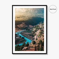 Kalam Valley Fine Art Photo Print, Swat, Khyber Pakhtunkhwa, KPK, Pakistan Wall Decor Poster