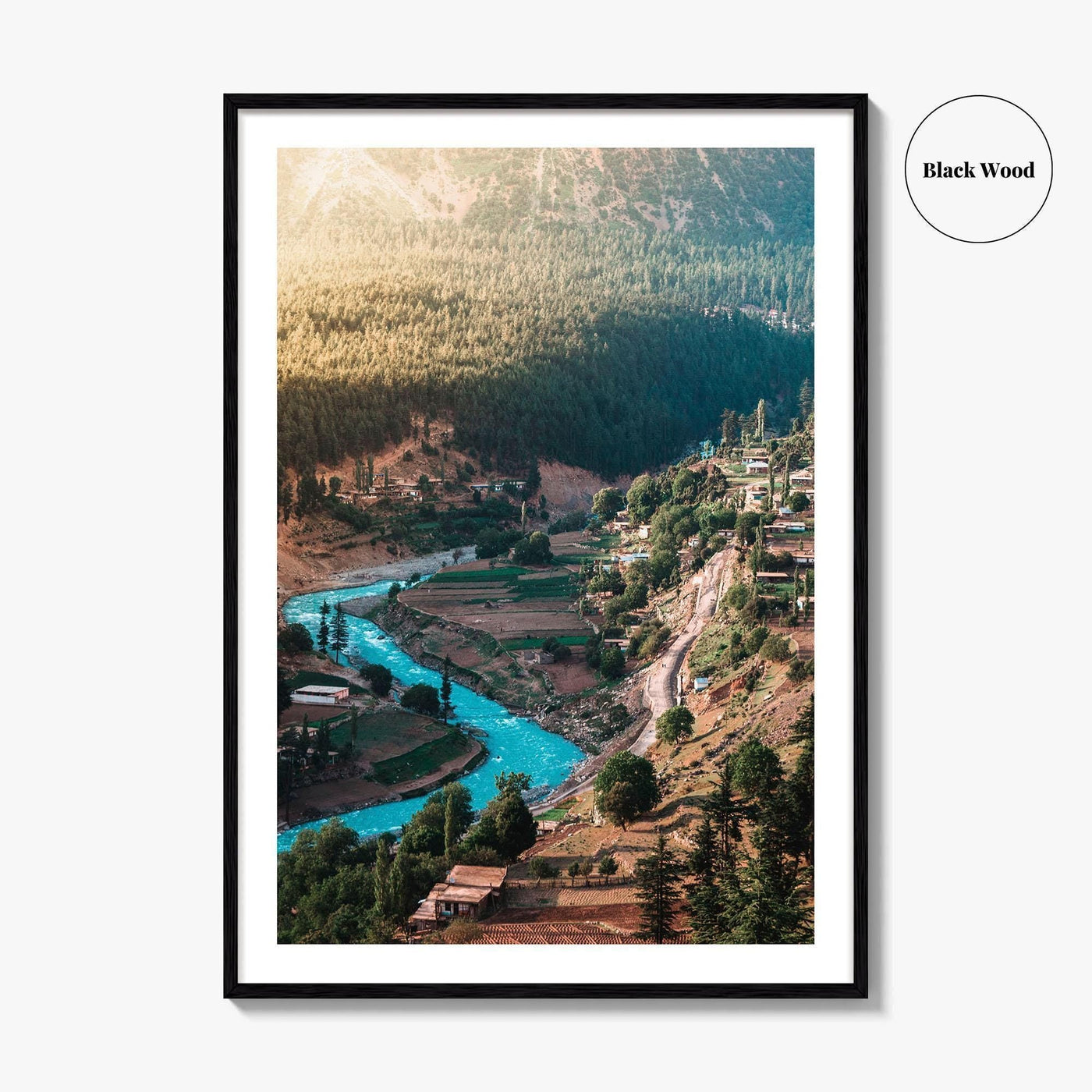 Kalam Valley Fine Art Photo Print, Swat, Khyber Pakhtunkhwa, KPK, Pakistan Wall Decor Poster