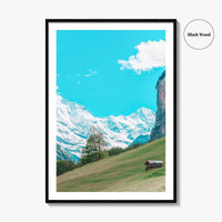 Lauterbrunnen Fine Art Photo Print, Swiss Alps Landscape, Switzerland Wall Decor, Interlaken Poster