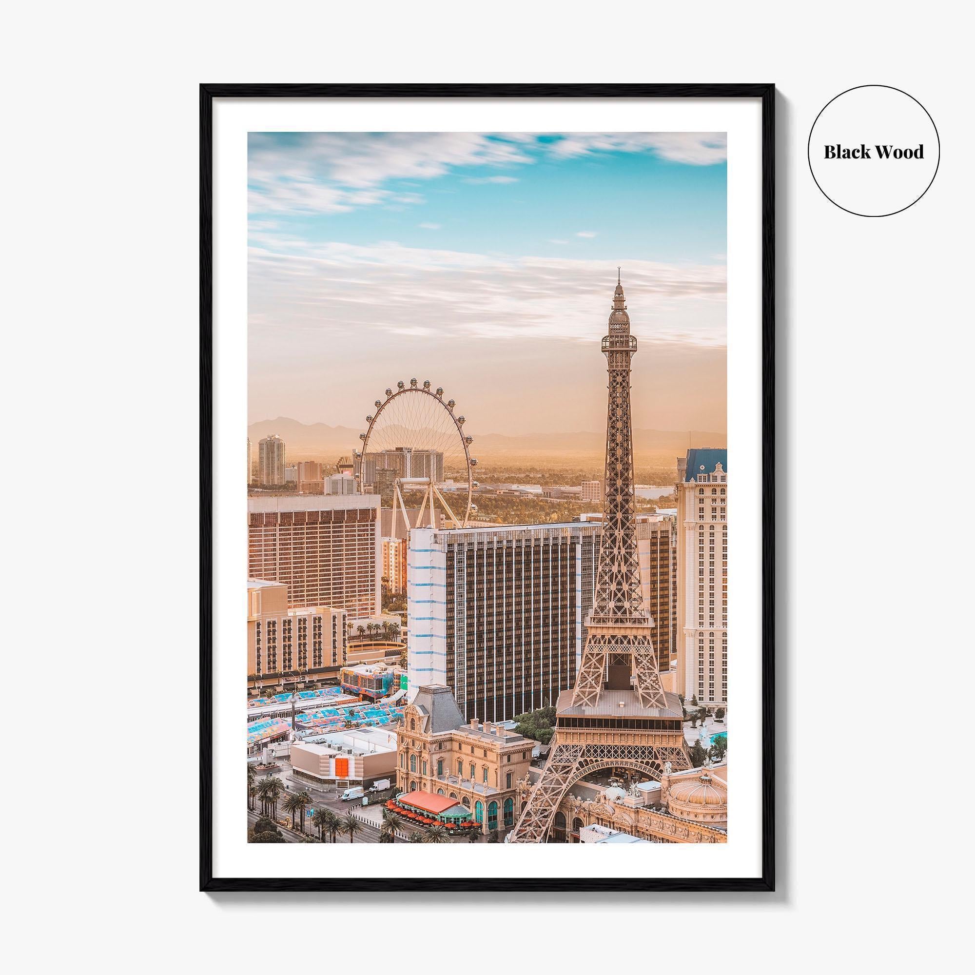 Las Vegas Skyline Fine Art Photo Print, The Strip, Nevada USA, Wall Poster