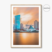 Milwaukee Skyline Fine Art Photo Print, Wisconsin Wall Poster, Lake Michigan, USA, MKE