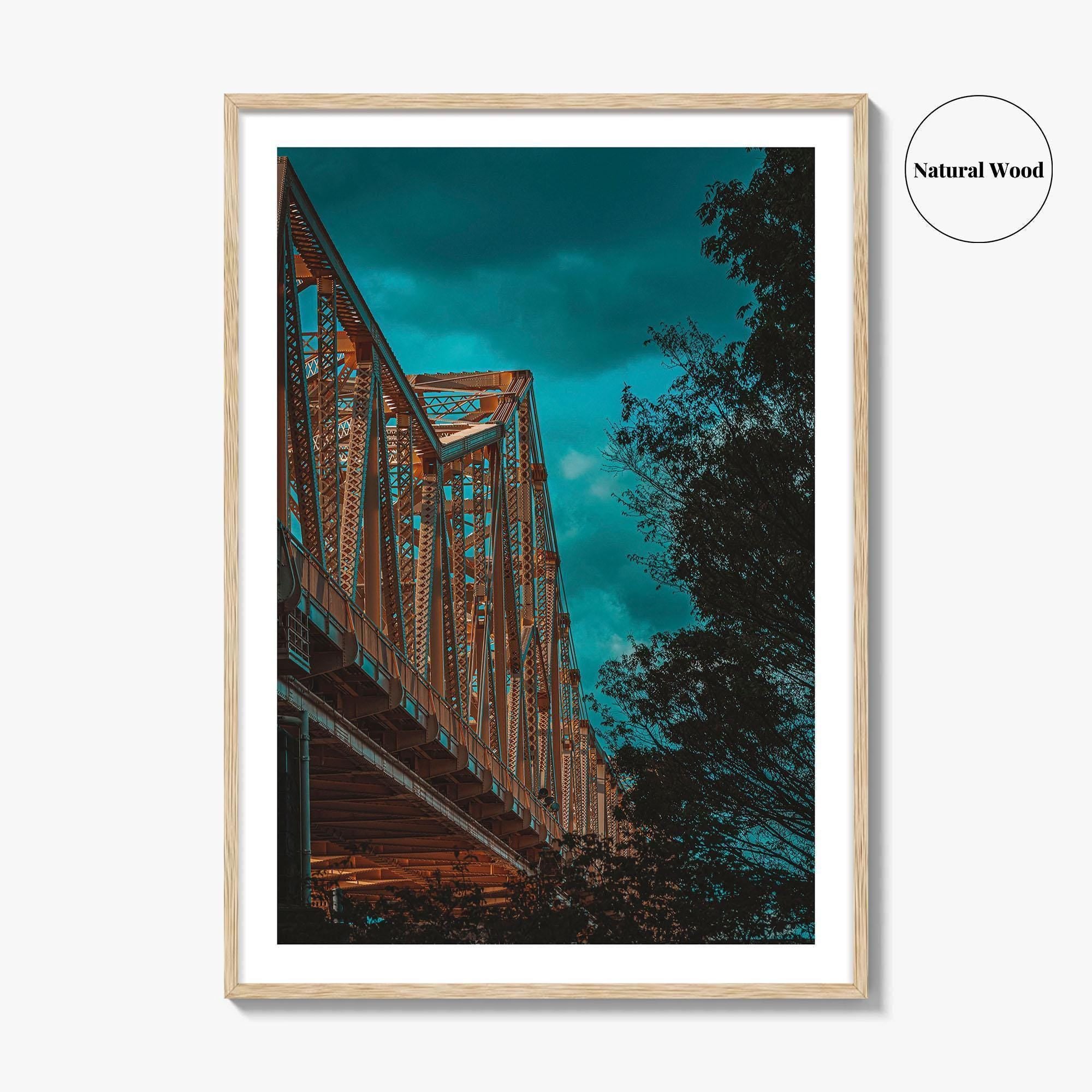 Louisville Fine Art Photo Print, Second Street Bridge, Kentucky, USA Wall Decor Poster