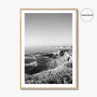 La Jolla Black and White Fine Art Photo Print, San Diego California Poster