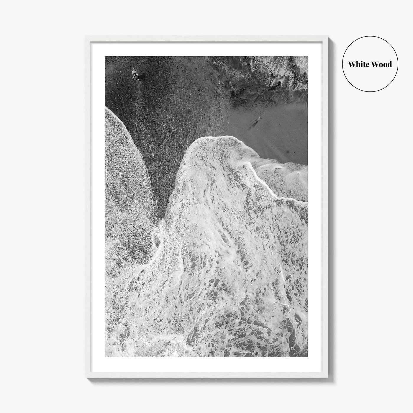 Laguna Beach Black and White Fine Art Photo Print, Orange County California Poster