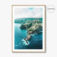 Maui Fine Art Photo Print, Hawaii USA Photo Poster, Hawaiian Islands Aerial View