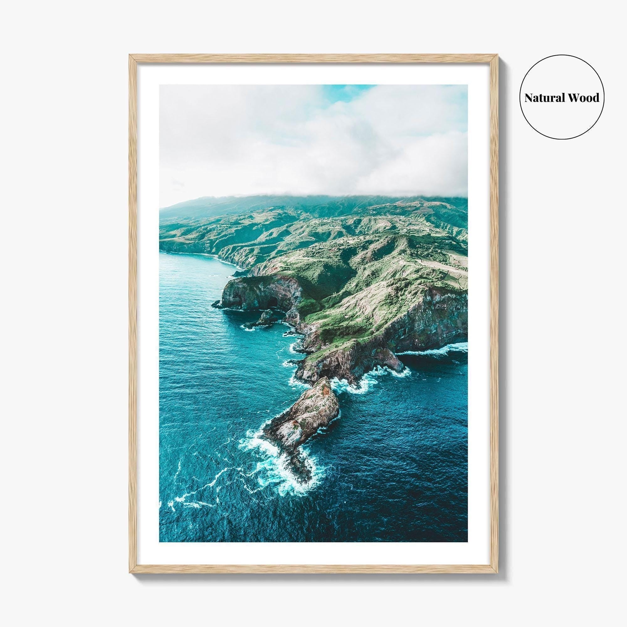 Maui Fine Art Photo Print, Hawaii USA Photo Poster, Hawaiian Islands Aerial View