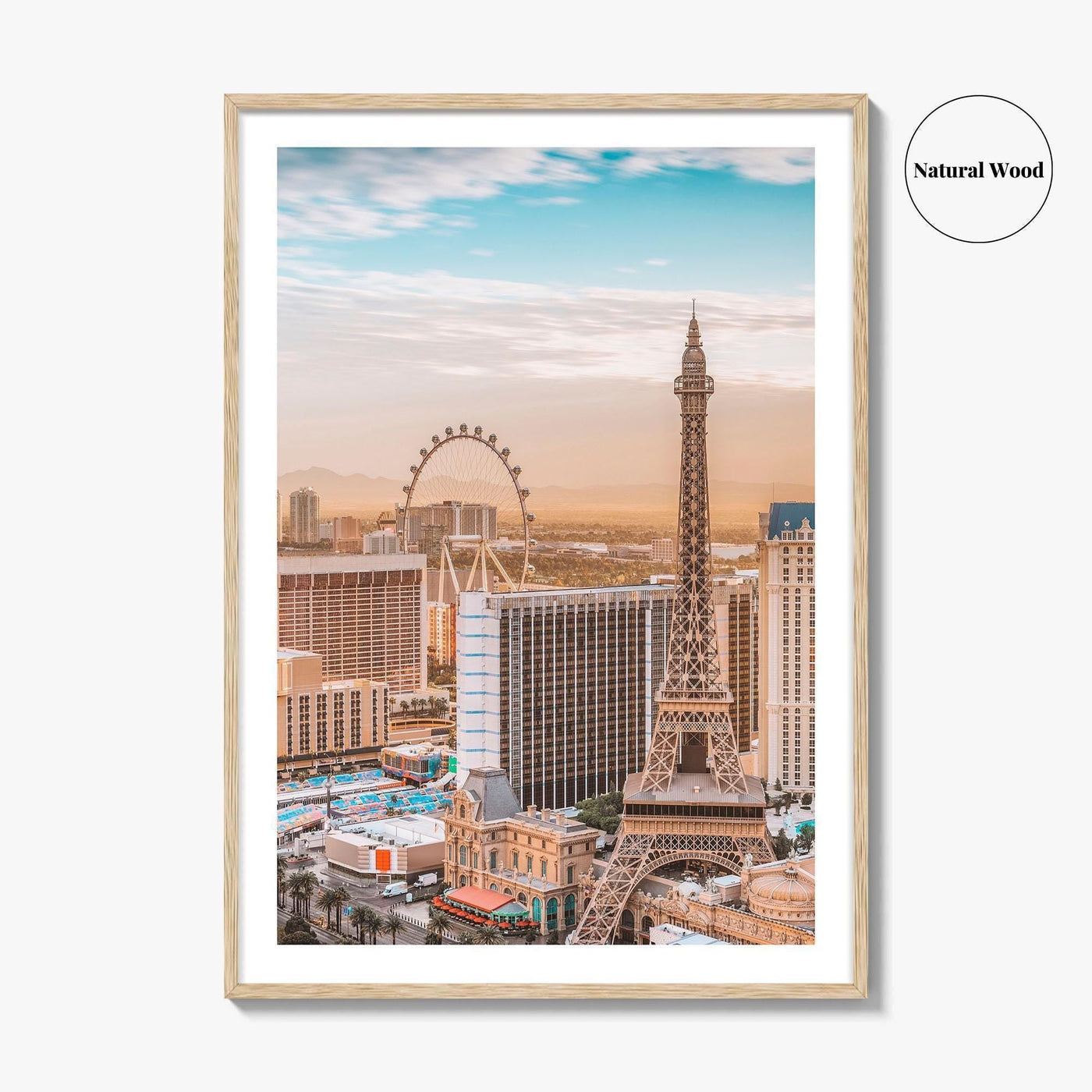 Las Vegas Skyline Fine Art Photo Print, The Strip, Nevada USA, Wall Poster