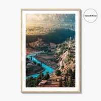 Kalam Valley Fine Art Photo Print, Swat, Khyber Pakhtunkhwa, KPK, Pakistan Wall Decor Poster