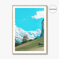 Lauterbrunnen Fine Art Photo Print, Swiss Alps Landscape, Switzerland Wall Decor, Interlaken Poster