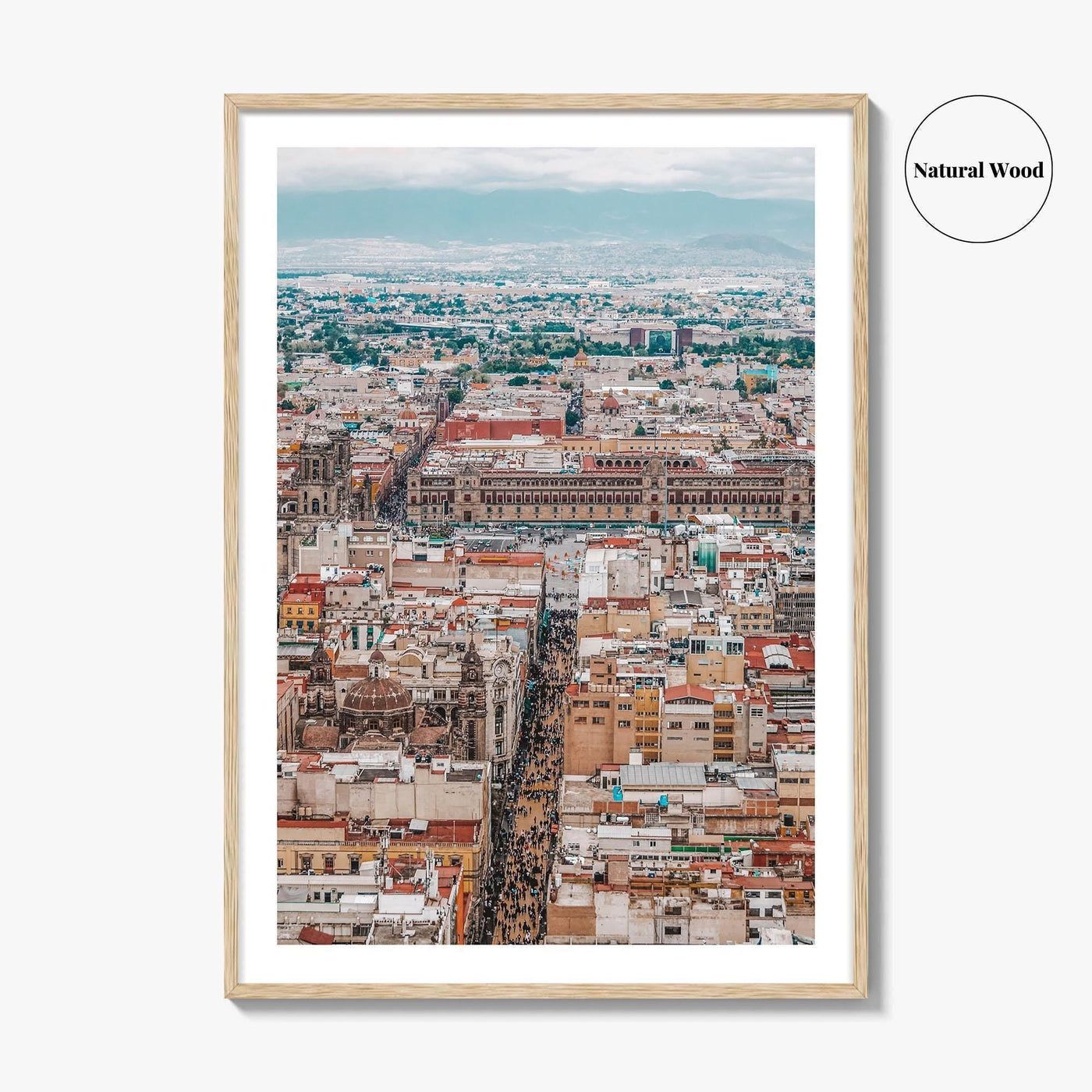 Mexico City Skyline Fine Art Photo Print, Wall Poster, CDMX