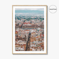 Mexico City Skyline Fine Art Photo Print, Wall Poster, CDMX