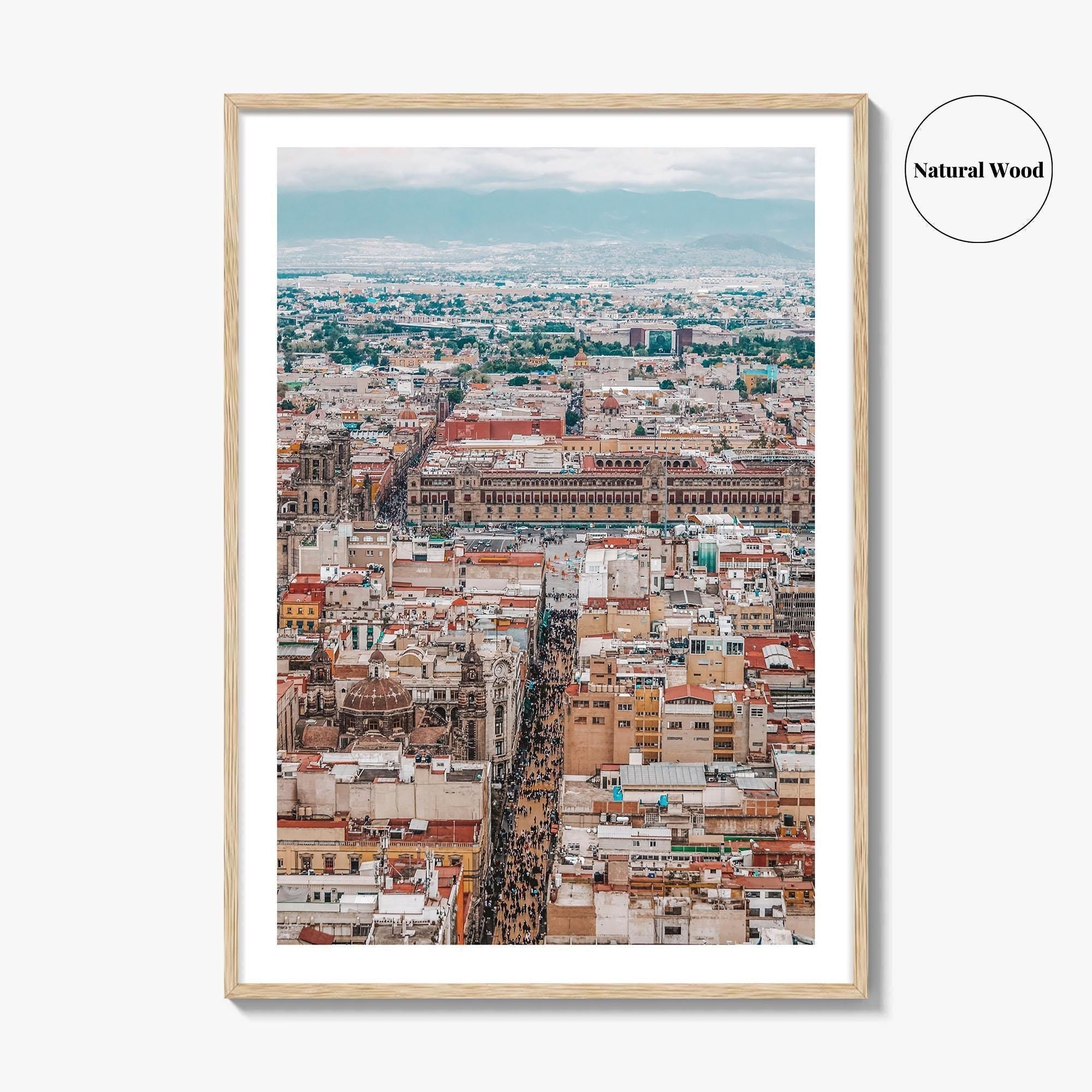 Mexico City Skyline Fine Art Photo Print, Wall Poster, CDMX