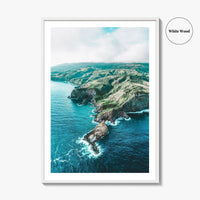 Maui Fine Art Photo Print, Hawaii USA Photo Poster, Hawaiian Islands Aerial View