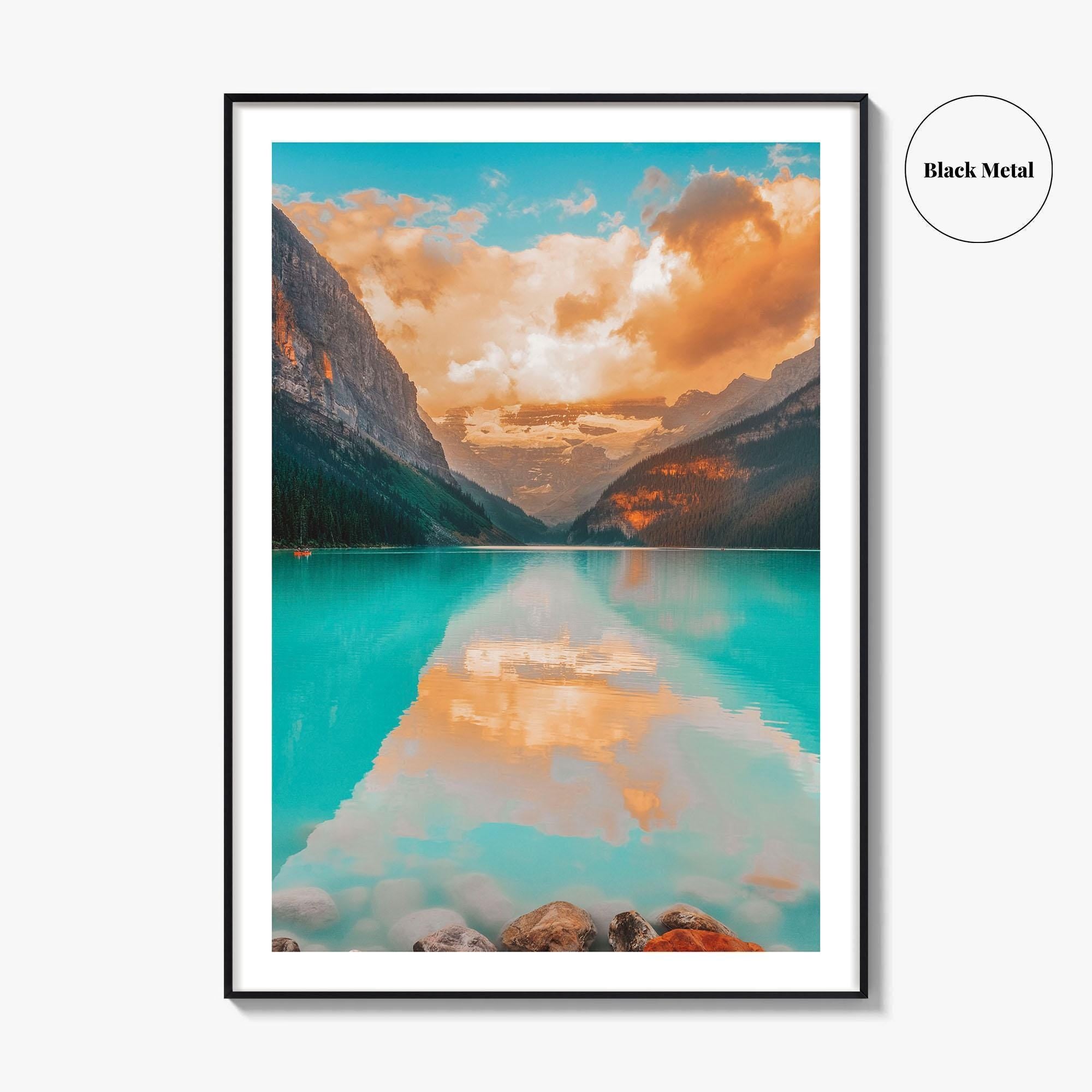 Lake Louise Fine Art Photo Print, Banff National Park Alberta Canada, Canadian Rockies Poster