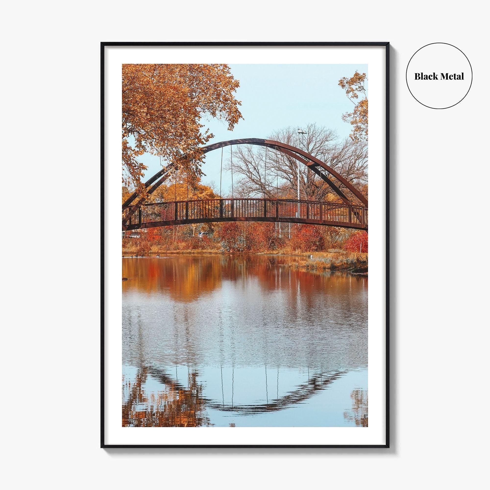 Madison Fine Art Photo Print, Tenney Park Bridge, Lake Mendota, Wisconsin, USA Wall Decor