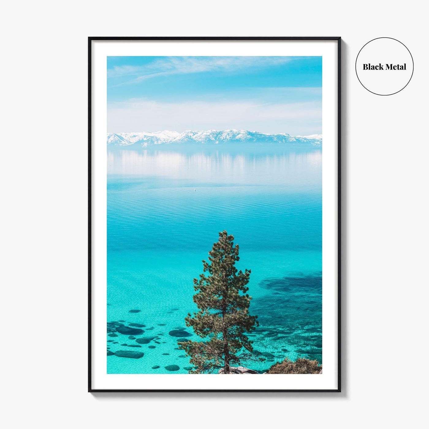 Lake Tahoe Fine Art Photo Print, Panorama, California, Sierra Nevada, USA, Poster