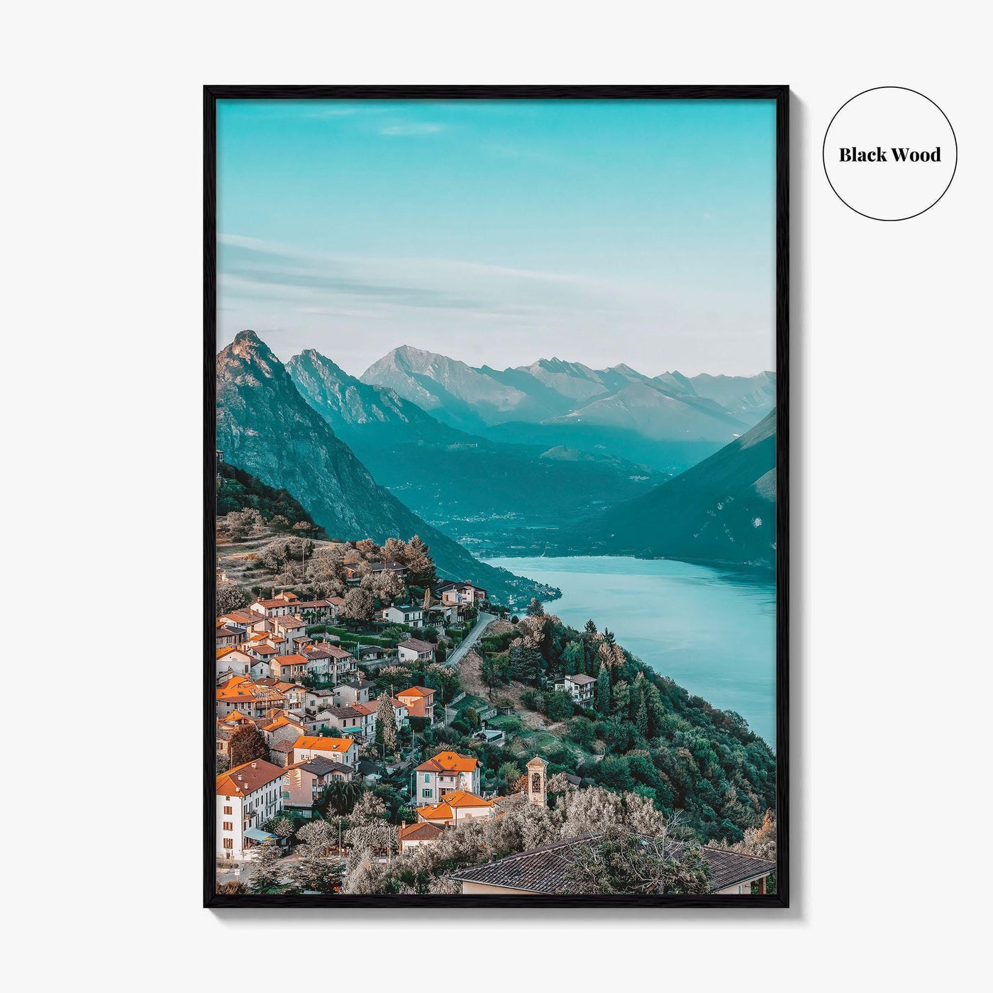 Lugano Fine Art Photo Print, Lake Lugano, Ticino Switzerland Poster, Monte Bre