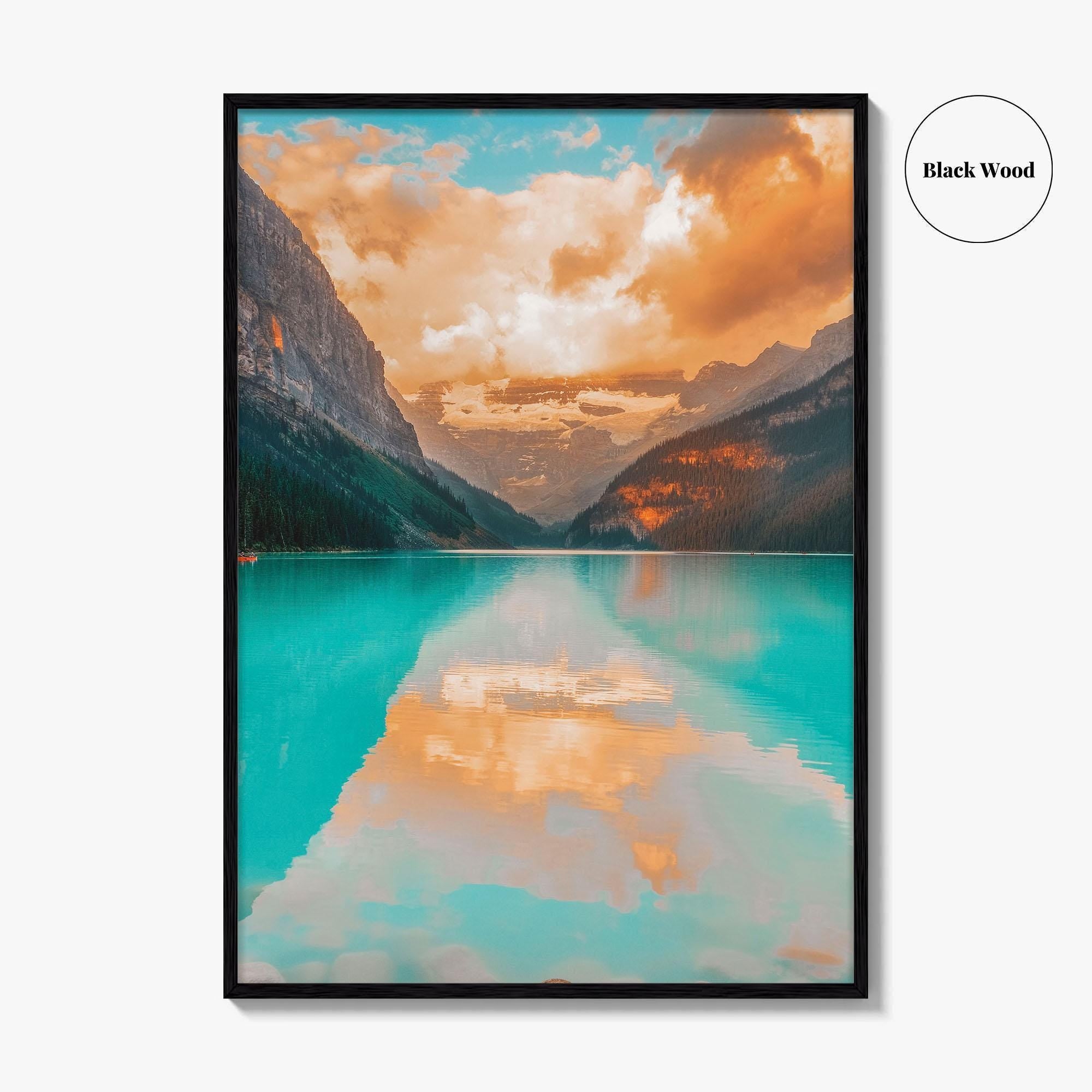 Lake Louise Fine Art Photo Print, Banff National Park Alberta Canada, Canadian Rockies Poster