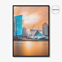 Milwaukee Skyline Fine Art Photo Print, Wisconsin Wall Poster, Lake Michigan, USA, MKE