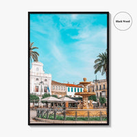 Merida Fine Art Photo Print, Plaza de España, Extremadura, Spain Poster