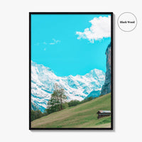 Lauterbrunnen Fine Art Photo Print, Swiss Alps Landscape, Switzerland Wall Decor, Interlaken Poster