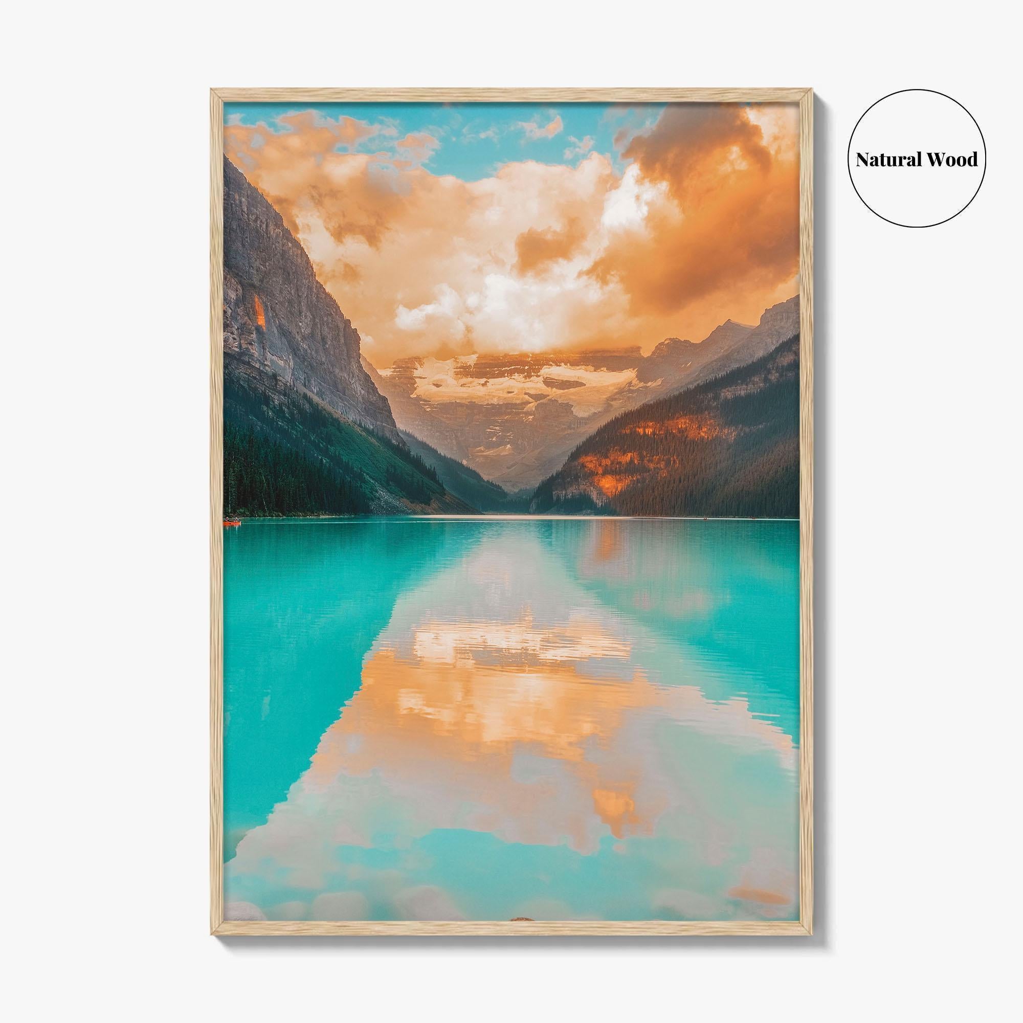 Lake Louise Fine Art Photo Print, Banff National Park Alberta Canada, Canadian Rockies Poster