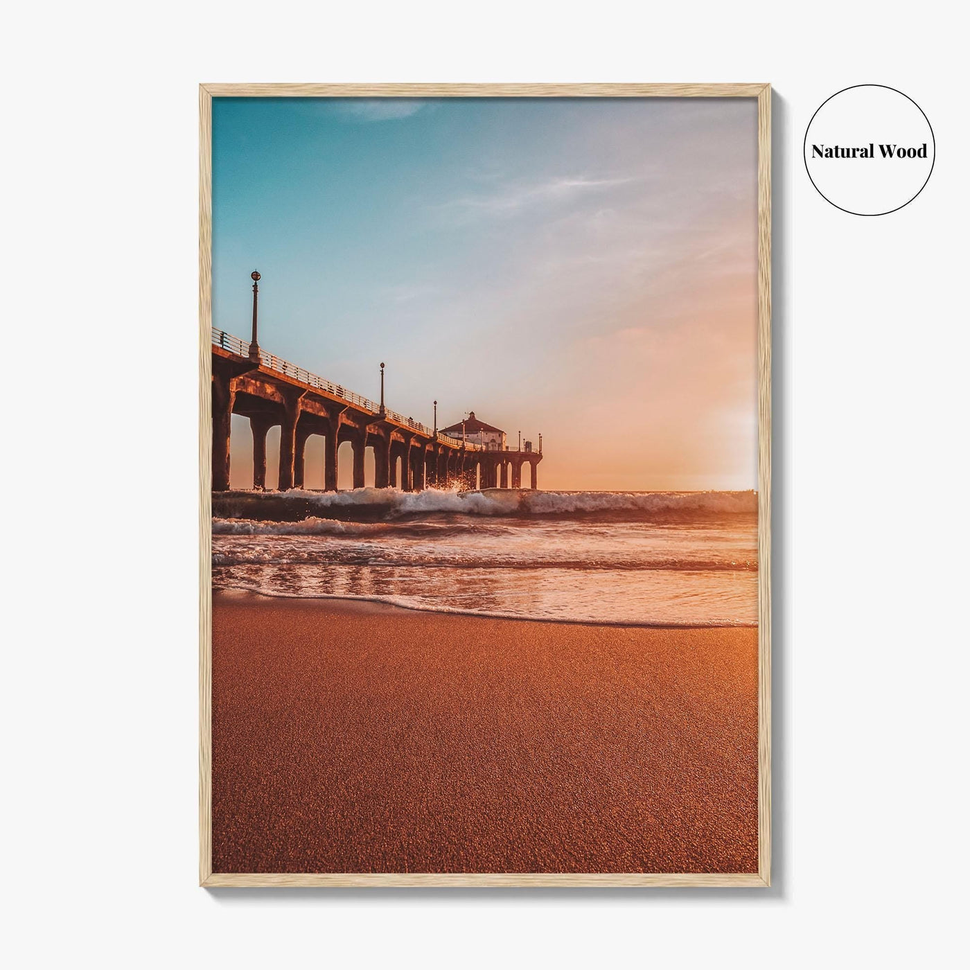 Manhattan Beach Fine Art Photo Print, California Pier Poster