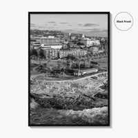 La Jolla Cove Black and White Fine Art Photo Print, San Diego Poster Poster