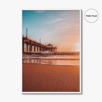 Manhattan Beach Fine Art Photo Print, California Pier Poster
